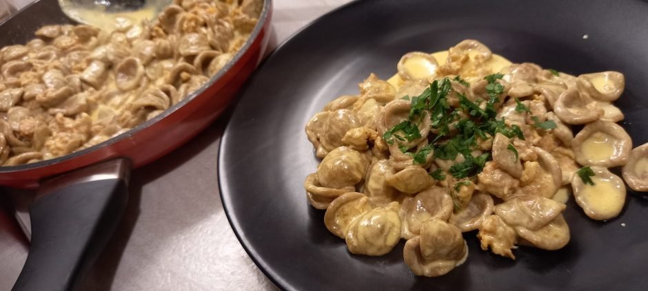 RICETTA ORECCHIETTE ZAFFERANO E SALSICCIA TINA IN CUCINA