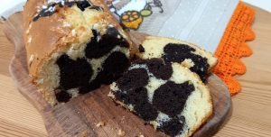 RICETTA PLUM CAKE BICOLORE A POIS TINA IN CUCINA
